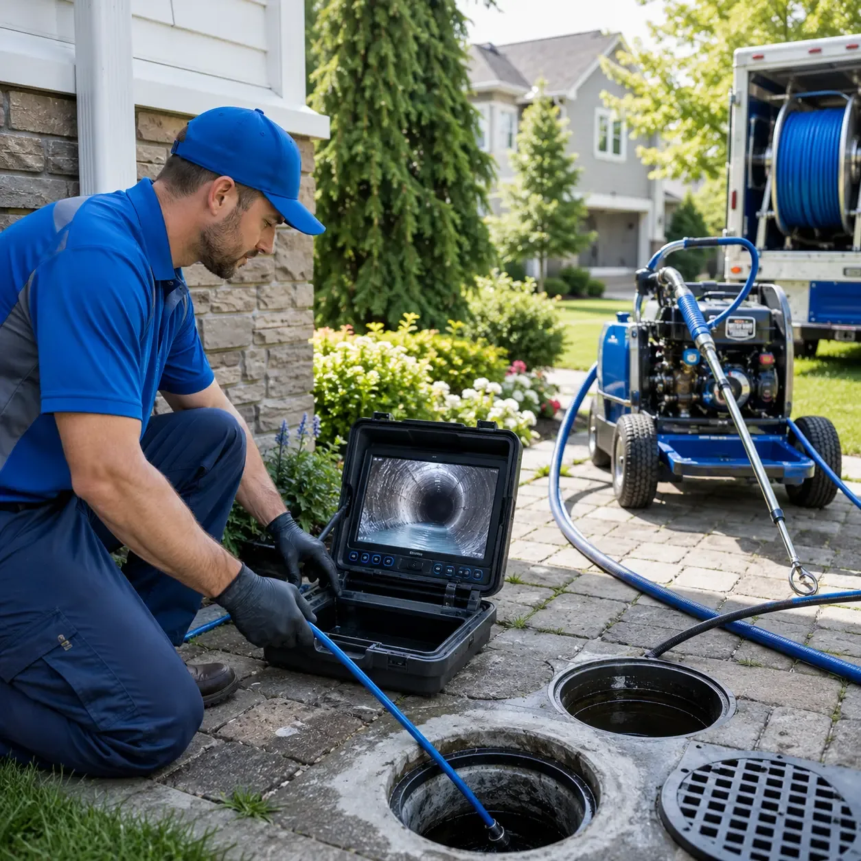 Outdoor drain cleaning professionals serving Barbeau, MI