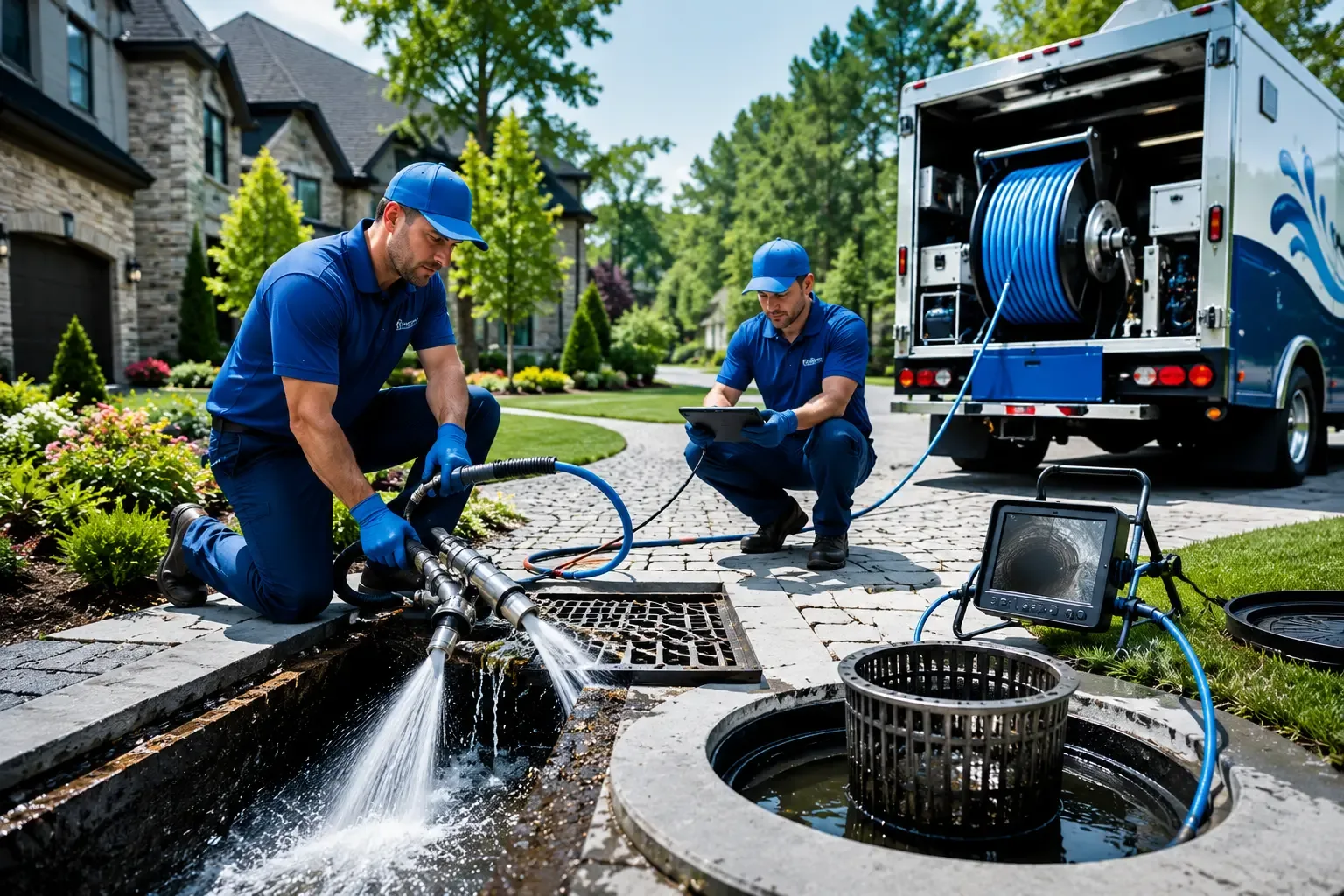 Local outdoor drain cleaning professionals in Barbeau, MI