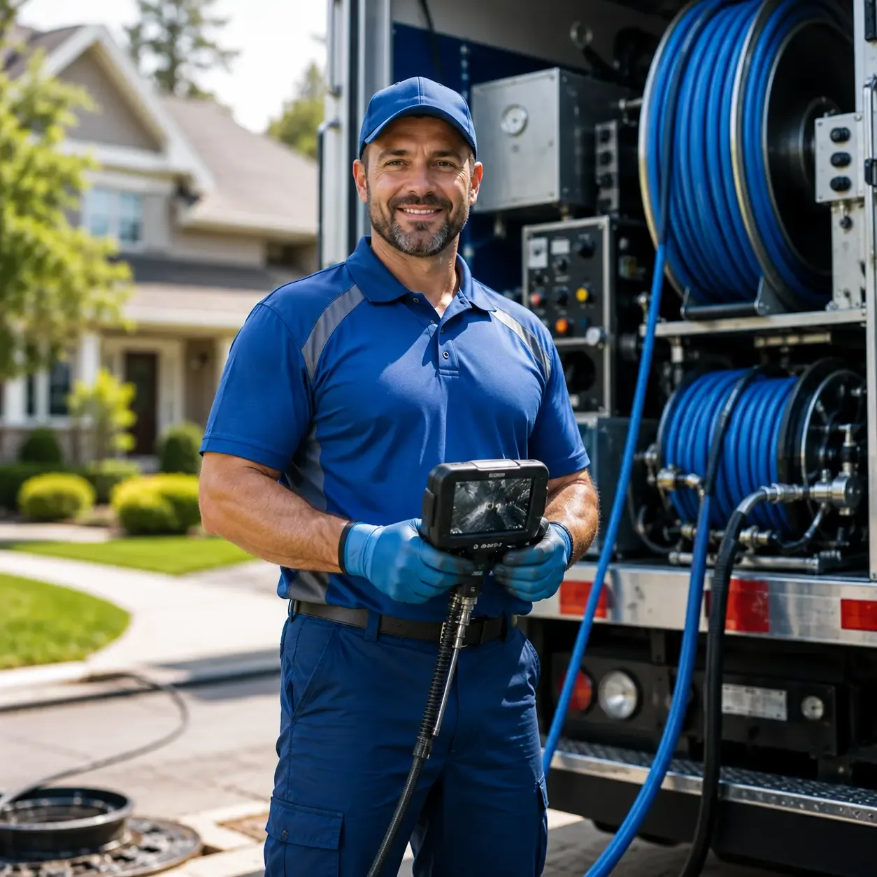 Local outdoor drain cleaning specialists in Barbeau, MI